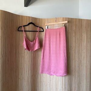 Barbie Pink Matching Set by Reformation